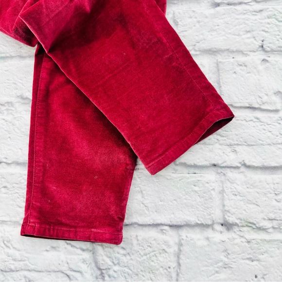 Madewell 10" High Rise Skinny Size 28 Velvet Pants Holiday Party Stretch - Picture 8 of 12